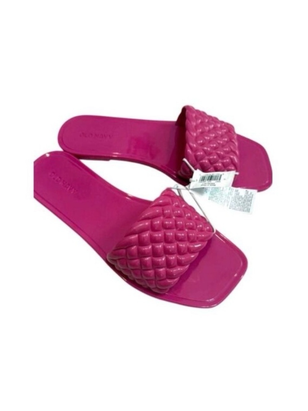 Old Navy 7 braided band jelly sandal flats slides pool shoes 2938